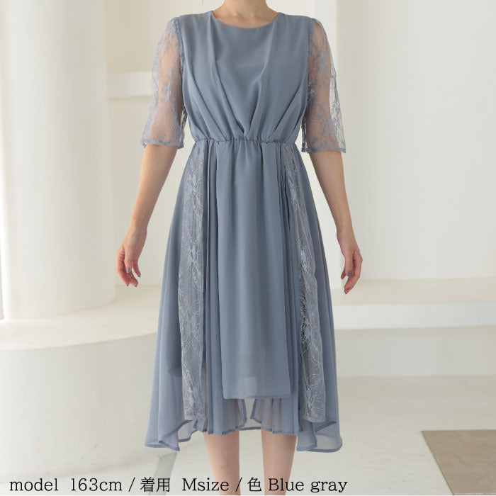 袖あり 二次会 パーティードレス ワンピース ランキング結婚式 韓国 ママコーデ 袖つき おしゃれ かわいい 人気 最新 楽ちん