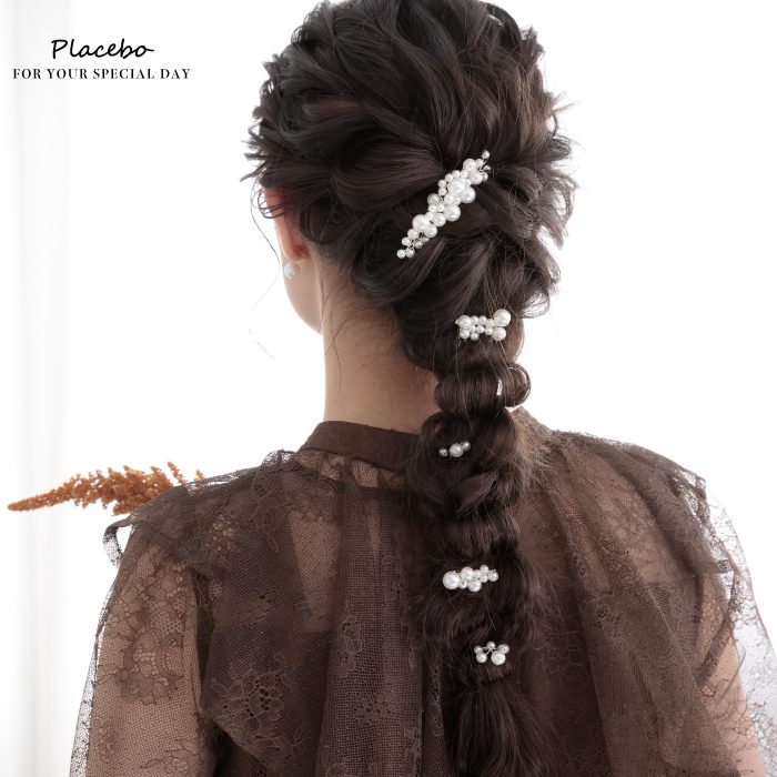 結婚式 ヘアアクセサリー バレッタ かわいい ヘアピン おしゃれ 人気 韓国 ランキング ゴールド 二次会 謝恩会 パーティー ヘアアクセ ヘッドドレス