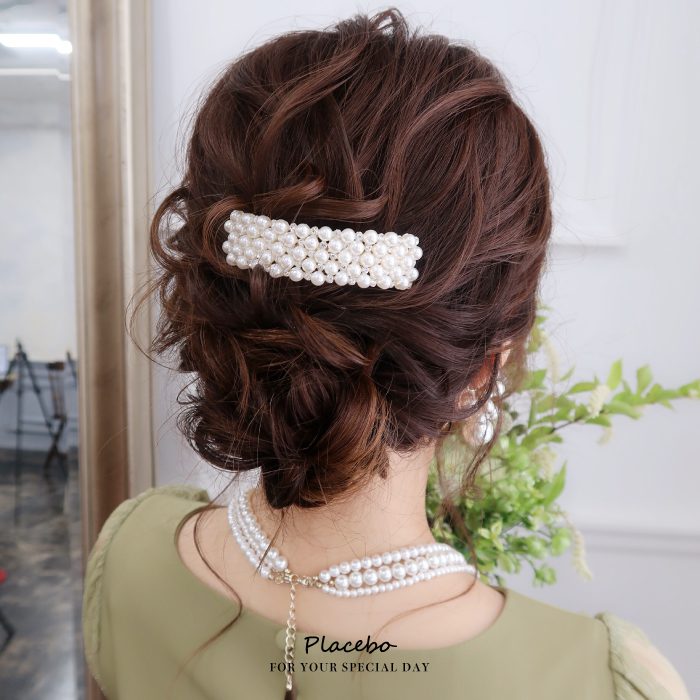 結婚式 ヘアアクセサリー バレッタ かわいい ヘアピン おしゃれ 人気 韓国 ランキング ゴールド 二次会 謝恩会 パーティー ヘアアクセ ヘッドドレス