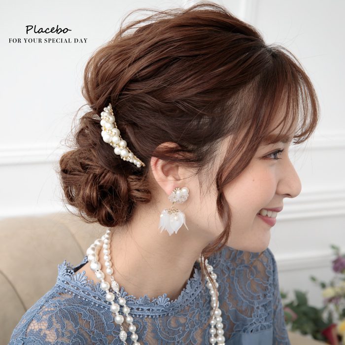 結婚式 ヘアアクセサリー バレッタ かわいい ヘアピン おしゃれ 人気 韓国 ランキング ゴールド 二次会 謝恩会 パーティー ヘアアクセ ヘッドドレス