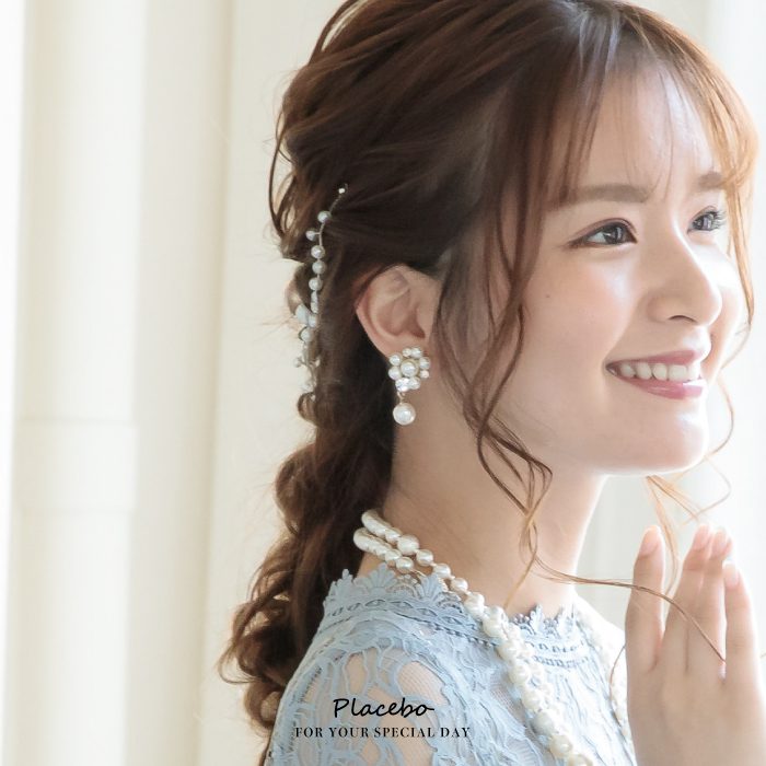 結婚式 おしゃれ ピアス イヤリング 人気 トレンド 韓国 ビジュー パール 二次会 インスタグラマー ゴールド アクセサリー