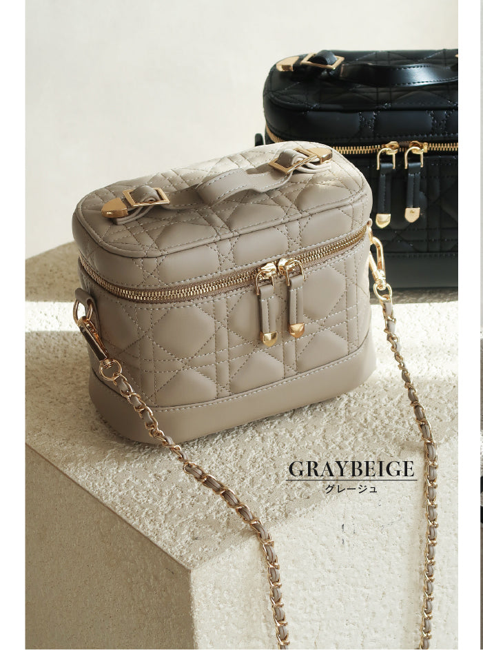 【 ALTROSE 】 キルティング バニティバッグ エレブ rb332975