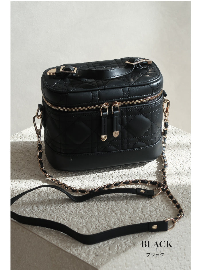 【 ALTROSE 】 キルティング バニティバッグ エレブ rb332975