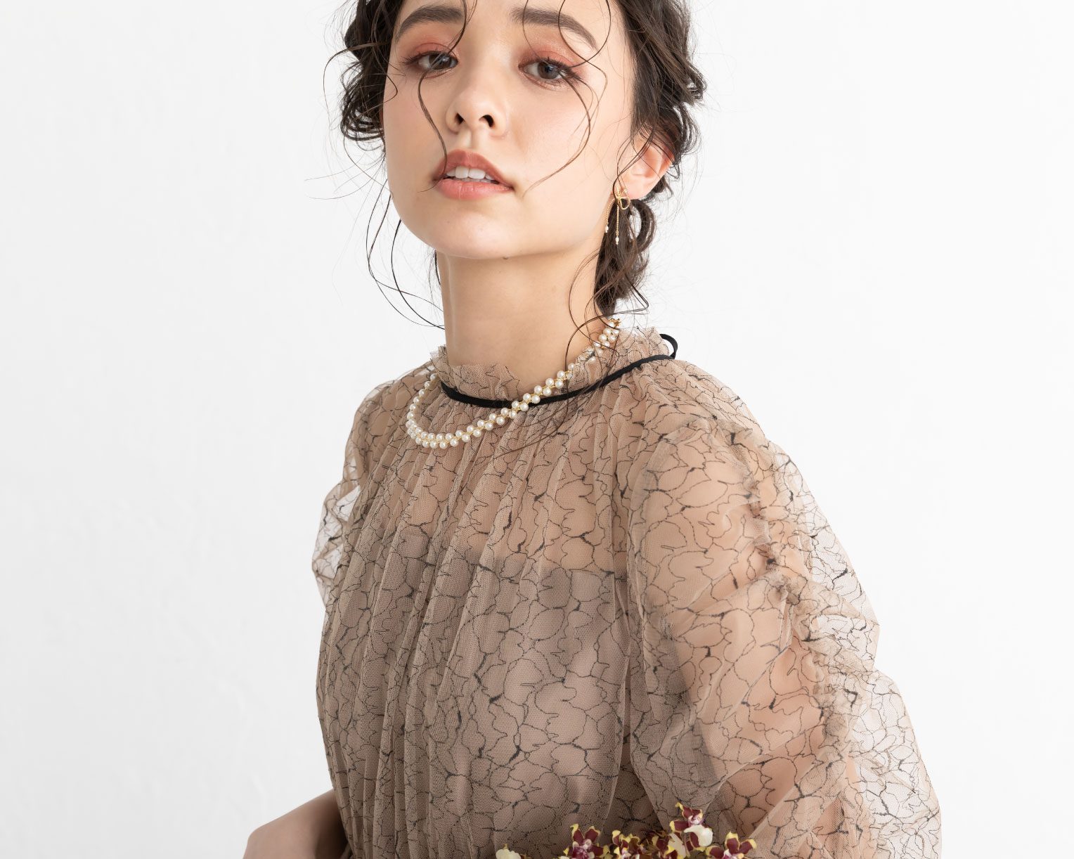 おしゃれ ネックレス かわいい 結婚式 人気 トレンド 二次会 華奢 ゴールド 韓国 インスタグラマー 最新 パール