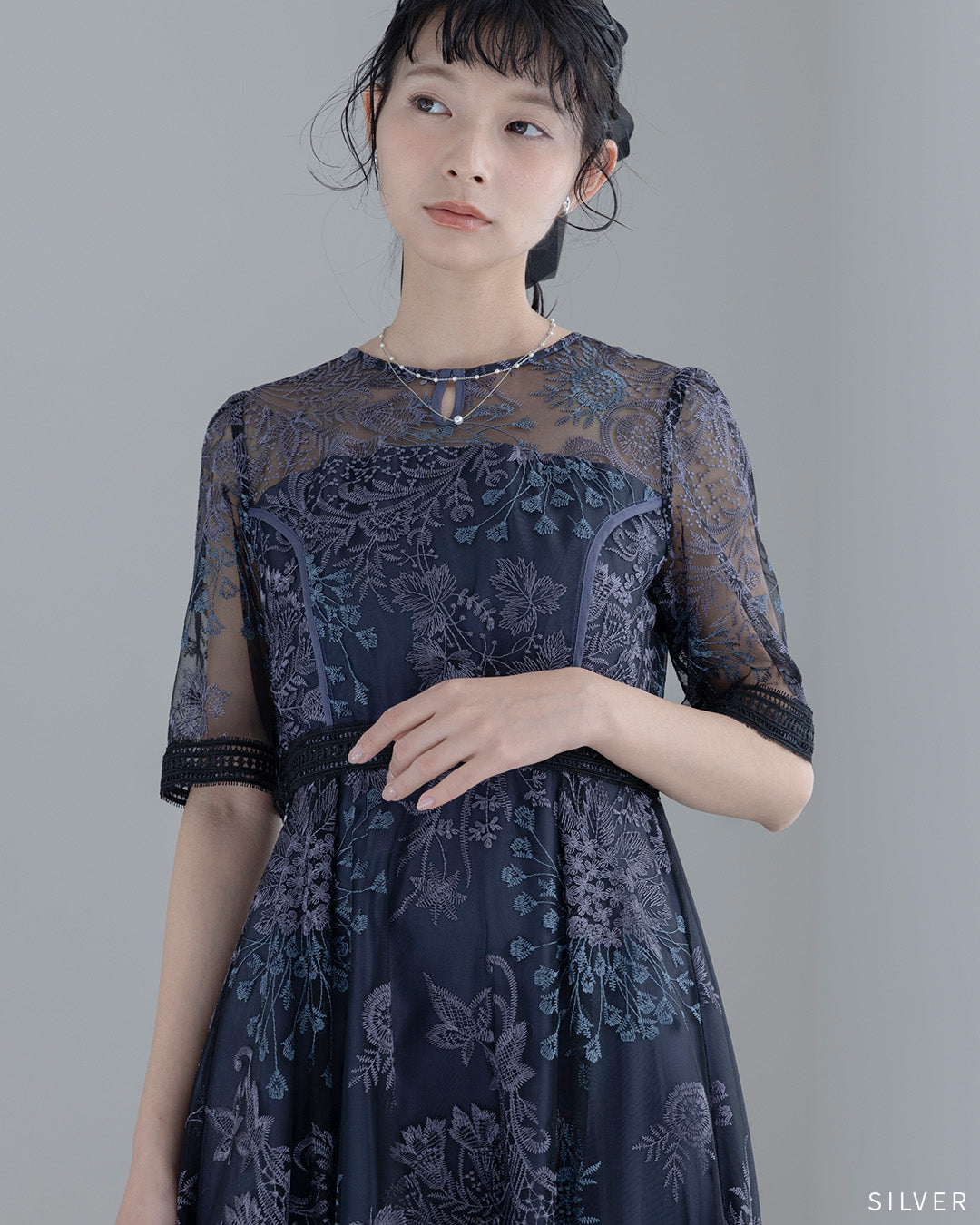 2連パールネックレス　10195