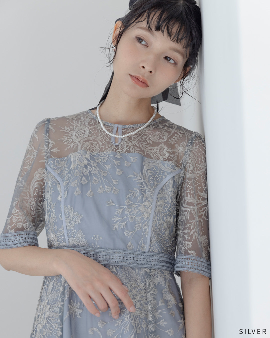 3本セットネックレス パール チェーン 　10196