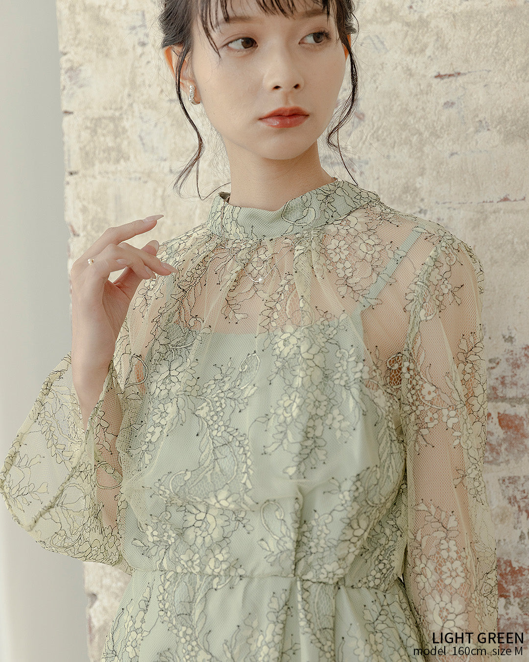 S ～ LL 】大きいサイズ 結婚式 二次会 袖あり人気 ドレス レース