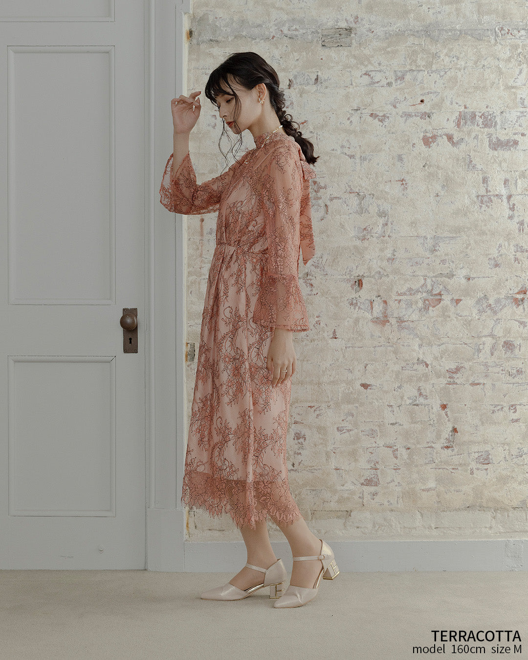 S ～ LL 】大きいサイズ 結婚式 二次会 袖あり人気 ドレス レース