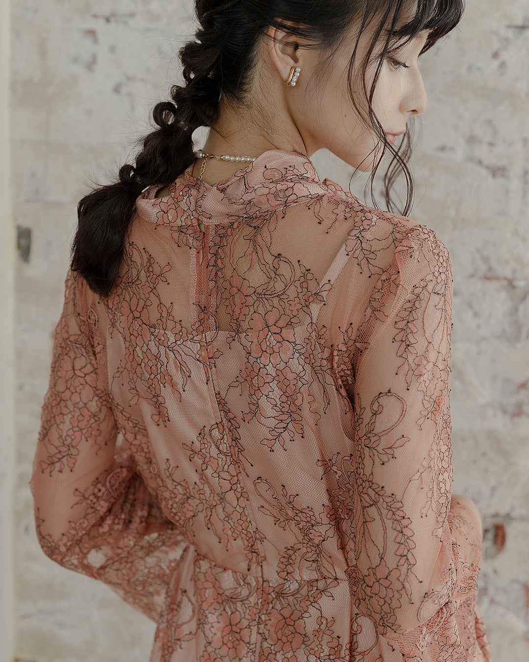 S ～ LL 】大きいサイズ 結婚式 二次会 袖あり人気 ドレス レース