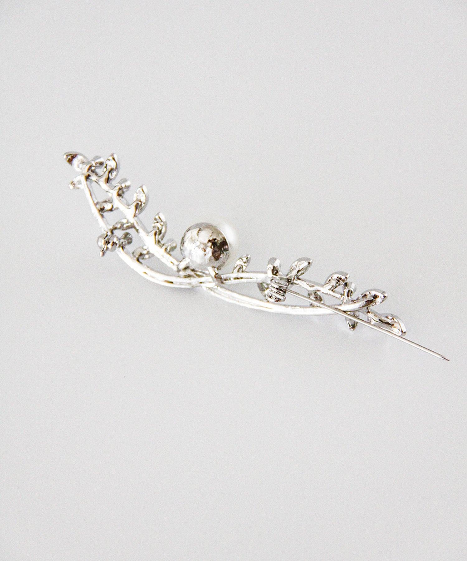 ブローチ2点セット（リーフパール）　56047