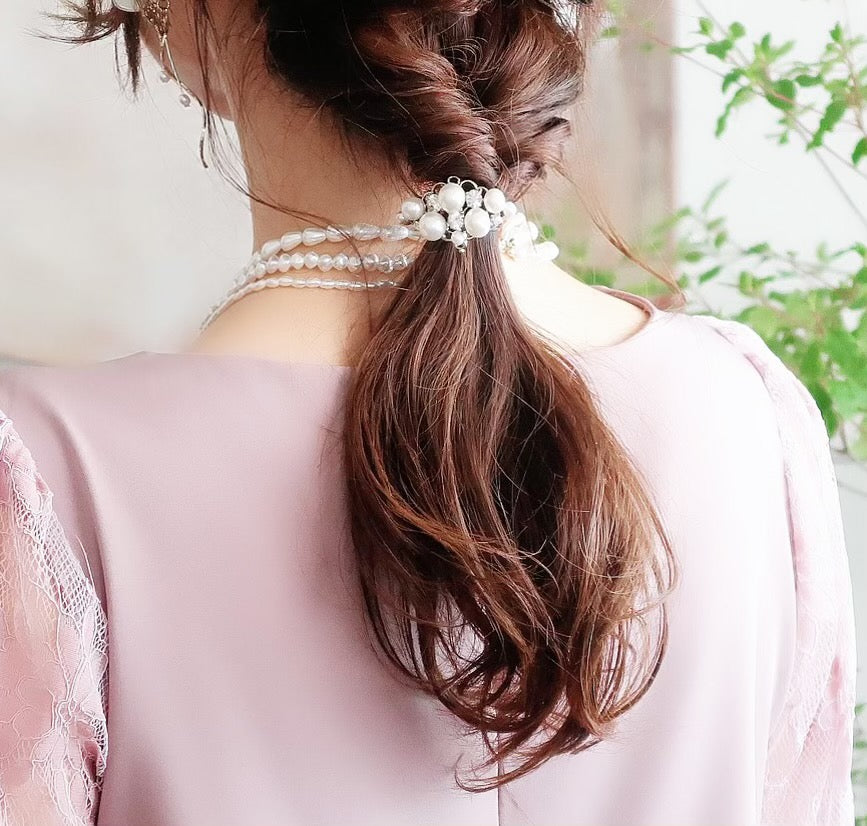 結婚式 ヘアアクセサリー バレッタ かわいい ヘアピン おしゃれ 人気 韓国 ランキング ゴールド 二次会 謝恩会 パーティー ヘアアクセ  ヘッドドレス