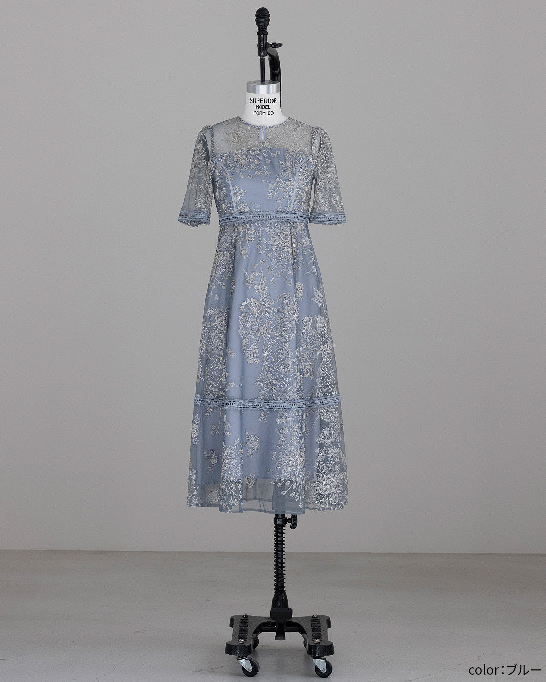 Fluffy sleeve pencil dress 9382 Dorry doll ドリードール おしゃれ