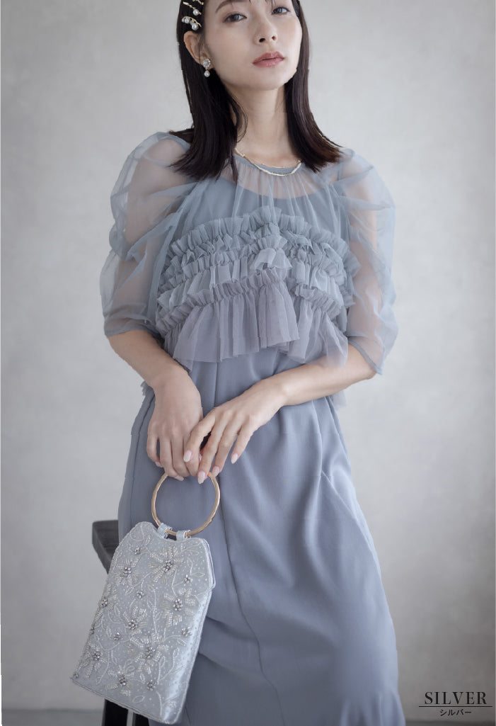 2WAYリングハンドルビジューバッグ 82424 Dorry doll ドリー