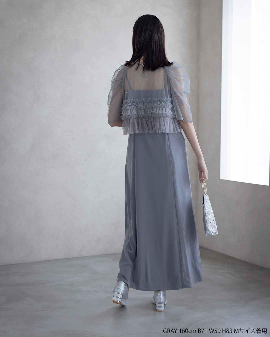 Ruffle tulle airy dress 9388 Dorry doll ドリードール ドレス