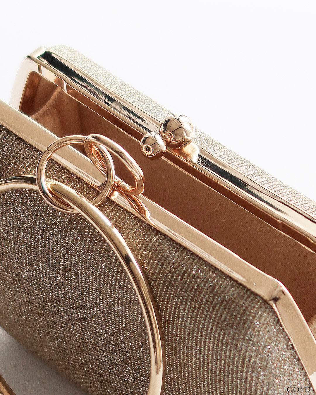 2wayシャイニーラメリングハンドルガマグチバッグ as9394 Dorry doll