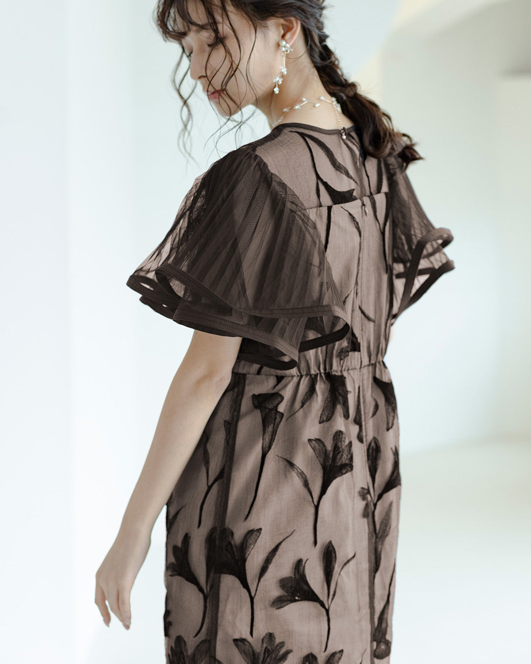 セール 国内 Circurar sleeve ドリードール doll Dorry as9561 dress flower スーツ・フォーマル・ドレス