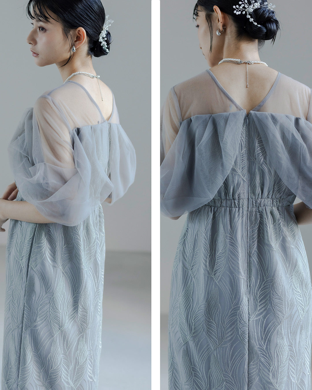 [ et.UNiVER ]Tornade pencil dress　as986-gray