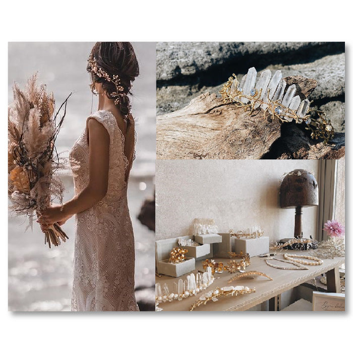 antique flowerコーム　bh002
