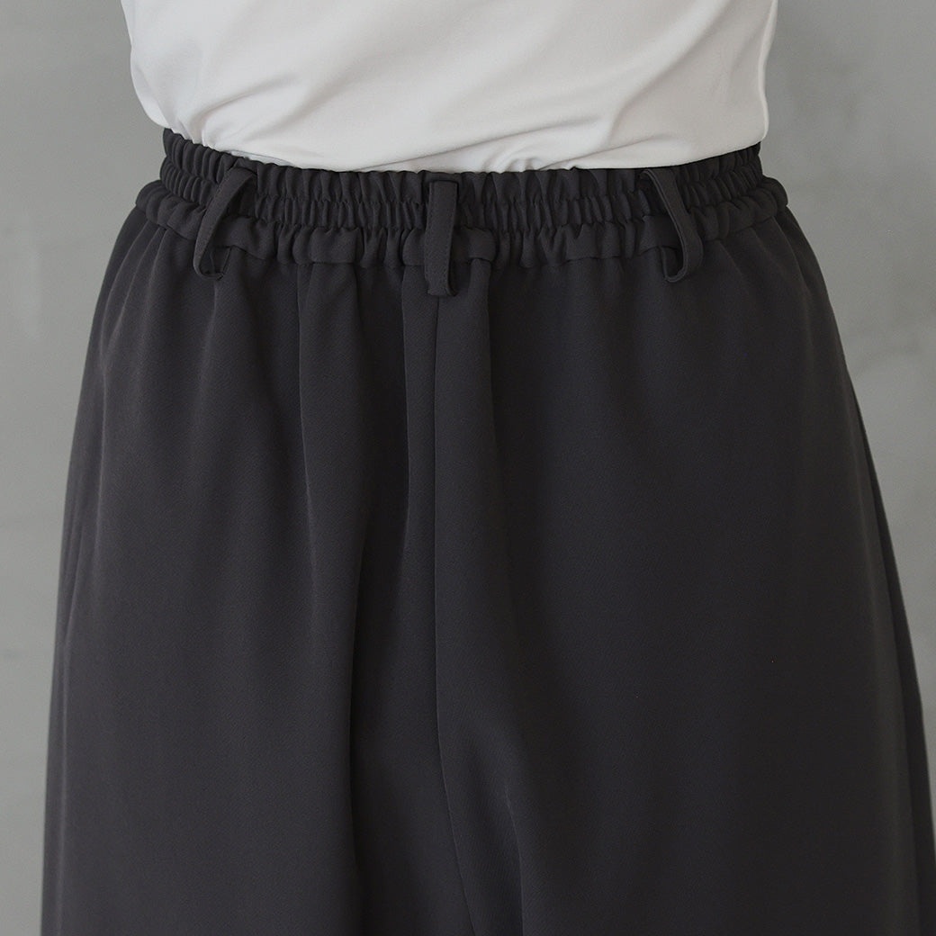 【M/L】リボンジャケットパンツスーツ 2点セット h125610 チャコール